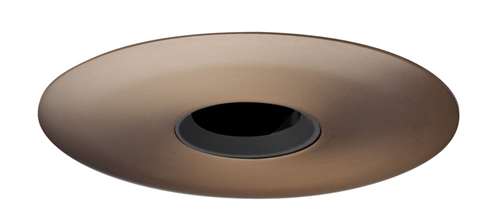 Juno Aculux 3DPIN BS ABZR WET Recessed Lighting 3-1/4" Lensed Pinhole Line Voltage, Low Voltage, LED, Black Alzak Reflector, Aged Bronze Trim