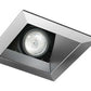 Juno Aculux 3SQA CD SF WET Recessed Lighting 3-1/4" Line Voltage, Low Voltage, LED Square Downlight Angle Cut Lensed Reflector Self Flanged, Haze Trim
