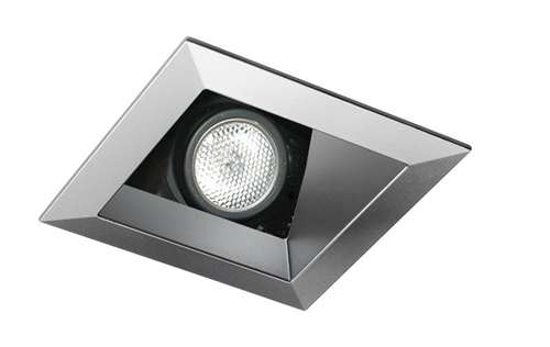 Juno Aculux 3SQA CD SF Recessed Lighting 3-1/4" Line Voltage, Low Voltage, LED Square Angle Cut Reflector Self Flanged Square Downlight, Haze Trim