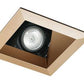 Juno Aculux 3SQA WTD SF Recessed Lighting 3-1/4" Line Voltage, Low Voltage, LED Square Angle Cut Reflector Self Flanged Square Downlight, Wheat Haze Trim