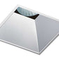 Juno Aculux 3SQD CD FM Recessed Lighting 3-1/4" Line Voltage, Low Voltage, LED Square Downlight Reflector, Haze Flush Mount Trim