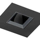 Juno Aculux 3SQD BD SF WET Recessed Lighting 3-1/4" Line Voltage, Low Voltage, LED Square Downlight Lensed Reflector Self Flanged, Black Haze Trim