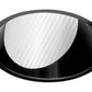Juno Aculux 3WW BS FM Recessed Lighting 3-1/4" Line Voltage, Low Voltage, LED Downlight Lensed Wall Wash, Black Alzak Reflector, Flush Mount Trim