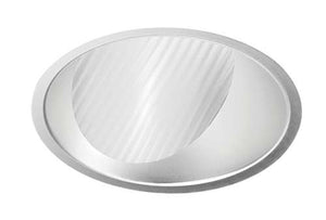 Juno Aculux 3WW CD FM Recessed Lighting 3-1/4" Line Voltage, Low Voltage, LED Downlight Lensed Wall Wash, Haze Alzak Reflector, Flush Mount Trim