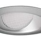 Juno Aculux 3WW CD SCR Recessed Lighting 3-1/4" Line Voltage, Low Voltage, LED Downlight Lensed Wall Wash, Haze Alzak Reflector, Satin Chrome Trim