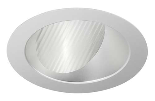 Juno Aculux 3WW CD SF Recessed Lighting 3-1/4" Line Voltage, Low Voltage, LED Downlight Lensed Wall Wash, Haze Alzak Reflector, Self Flanged Trim