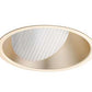 Juno Aculux 3WW WTD FM Recessed Lighting 3-1/4" Line Voltage, Low Voltage, LED Downlight Lensed Wall Wash, Haze Alzak Reflector, Flush Mount Trim