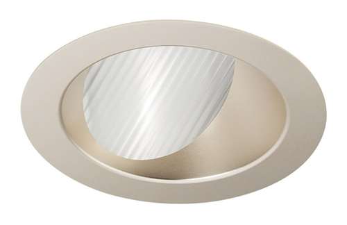 Juno Aculux 3WW WTD SF Recessed Lighting 3-1/4" Line Voltage, Low Voltage, LED Downlight Lensed Wall Wash, Haze Alzak Reflector, Self Flanged Trim