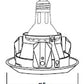 Juno Recessed Lighting 4102-WH (4102 WH) 4" Line Voltage Frosted Regressed Perimeter Glass Lensed Trim, White Trim