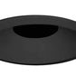 Juno Aculux Recessed Lighting 4302N-BL 4302N-BL 3-1/4" Regressed Lensed Pinhole Line Voltage, Low Voltage, LED, Black Alzak Reflector, Black Trim
