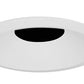 Juno Aculux Recessed Lighting 4302N-WH 4302N-WH 3-1/4" Regressed Lensed Pinhole Line Voltage, Low Voltage, LED, Black Alzak Reflector, White Trim