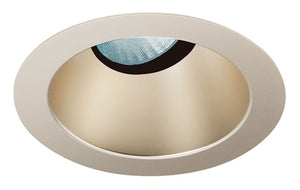 Juno Aculux Recessed Lighting 430NWHZ-SF 3-1/4" Line Voltage, Low Voltage, LED Downlight 20 Degree Angle Cut Lensed, Haze Alzak Reflector, Self Flanged Trim