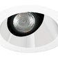 Juno Aculux Recessed Lighting 431NC-SF (3AC CS SF WET) 3-1/4" Line Voltage, Low Voltage, LED Downlight Angle Cut Lensed, Clear Alzak Reflector, Self Flanged Trim