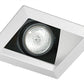 Juno Aculux Recessed Lighting 431SQHZ-SF 3-1/4" Line Voltage, Low Voltage, LED Square Downlight Angle Cut Lensed Reflector Self Flanged, Haze Trim