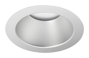 Juno Aculux Recessed Lighting 432NHZ-SFWH (3DP CD WHSF WET) 3-1/4" Line Voltage, Low Voltage, LED Downlight Lensed Haze Alzak Cone, Self Flanged White Trim