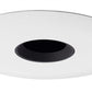 Juno Aculux Recessed Lighting 4332N-BL 3-1/4" Lensed Pinhole Line Voltage, Low Voltage, LED, Black Alzak Reflector, Black Trim