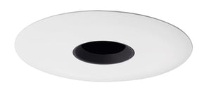Juno Aculux Recessed Lighting 4332N-BL 3-1/4" Lensed Pinhole Line Voltage, Low Voltage, LED, Black Alzak Reflector, Black Trim