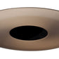 Juno Aculux Recessed Lighting 4335N-ABZ Adjustable 3-1/4" Line Voltage, Low Voltage, LED Pinhole Black Alzak Reflector, Aged Bronze Trim