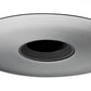 Juno Aculux Recessed Lighting 433N-SC 3-1/4" Adjustable 1-1/4" Line Voltage, Low Voltage, LED Pinhole Black Alzak Reflector, Satin Chrome Trim