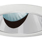 Juno Aculux Recessed Lighting 436NC-WH 3-1/4" Line Voltage, Low Voltage, LED Slot Angle Cut , Clear Alzak Reflector, White Trim