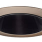 Juno Aculux Recessed Lighting 437NB-ABZ (3DP BS ABZR) 3-1/4" Low Voltage, LED Deep Downlight Cone, Black Alzak Reflector, Aged Bronze Trim