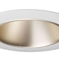 Juno Aculux Recessed Lighting 437NWHZ-WH (3DP WTD WHR) 3-1/4" Low Voltage, LED Deep Downlight Cone, Wheat Haze Alzak Reflector, White Trim