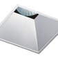 Juno Aculux Recessed Lighting 437SQHZ-FM 3-1/4" Line Voltage, Low Voltage, LED Square Downlight Reflector, Haze Flush Mount Trim