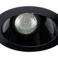 Juno Aculux Recessed Lighting 438NB-SF (3AC BS SF) 3-1/4" Low Voltage, LED Angle Cut , Black Alzak Reflector, Self Flanged Trim