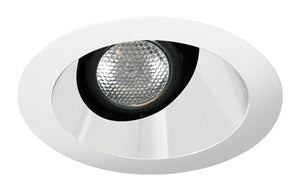Juno Aculux Recessed Lighting 438NC-SF (3AC CS SF) 3-1/4" Low Voltage, LED Angle Cut , Clear Alzak Reflector, Self Flanged Trim