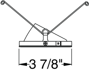 Juno Aculux Recessed Lighting 438NHZ-FM (3AC CD FM) 3-1/4" Low Voltage, LED Angle Cut Flush Mount, Haze Alzak Trim