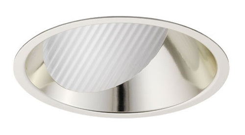 Juno Aculux Recessed Lighting 439NG-FM 3-1/4" Line Voltage, Low Voltage, LED Downlight Lensed Wall Wash, Gold Alzak Reflector, Flush Mount Trim