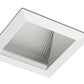 Juno Aculux Recessed Lighting 439SQW-SF 3-1/4" Line Voltage, Low Voltage, LED Lensed Wall Wash Reflector Square Downlight, White Self Flanged Trim