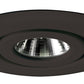 Juno Recessed Lighting 440-BL (440 BL) 4" Line Voltage, Low Voltage, Flush Gimbal Ring Trim, GU10 Base, Black Trim