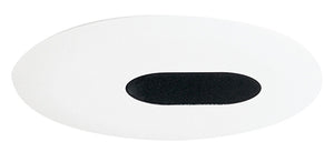 Juno Recessed Lighting 445-WH (445 WH) 4" Line Voltage, Low Voltage, Adjustable Slot Trim, GU10 Base, White Trim