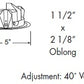 Juno Recessed Lighting 445-WH (445 WH) 4" Line Voltage, Low Voltage, Adjustable Slot Trim, GU10 Base, White Trim