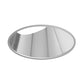 Juno Aculux Recessed Lighting 5000C-FM (4AC20 CS FM) 4 inch LED 20 Degree Angle-Cut Cone Trim, Flush Mount, Clear Specular Alzak Finish