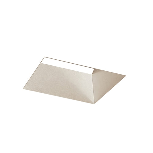 Juno Aculux Recessed Lighting 5000SQWHZ-FM (4SQAC20 WTD FM) 4 inch LED Square 20 Degree Angle-Cut Reflector, Flush Mount, Wheat Haze Reflector