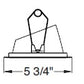 Juno Aculux Recessed Lighting 5000WHZ-SF (4AC20 WTD SF) 4 inch LED 20 Degree Angle-Cut Cone Trim, Self Flanged, Wheat Haze Alzak Finish