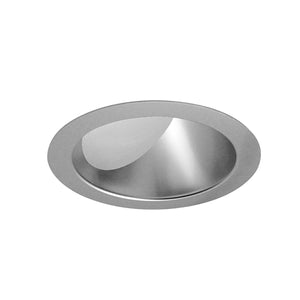 Juno Aculux Recessed Lighting 5001HZ-SF (4AC CD SF WET) 4 inch LED Lensed Angle-Cut Cone Trim, Self Flanged, Haze Alzak Finish