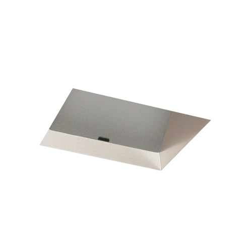 Juno Aculux Recessed Lighting 5001SQWHZ-FM (4SQA WTD FM WET) 4 inch LED Square Lensed Angle-Cut Reflector, Flush Mount, Wheat Haze Reflector
