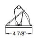 Juno Aculux Recessed Lighting 5001W-FM (4AC W FM WET) 4 inch LED Lensed Angle-Cut Cone Trim, Flush Mount, White Finish