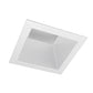Juno Aculux Recessed Lighting 5002SQW-SF (4SQD W SF WET) 4 inch LED Square Lensed Downlight Reflector, Self Flanged, White Reflector