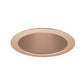 Juno Aculux Recessed Lighting 5002WHZ-SF (4DP WTD SF WET) 4 inch LED Lensed Cone Trim, Self Flanged, Wheat Haze Alzak Finish