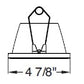 Juno Aculux Recessed Lighting 5007W-FM (4DP W FM) 4 inch LED Parabolic Cone Trim, Flush Mount, White Finish
