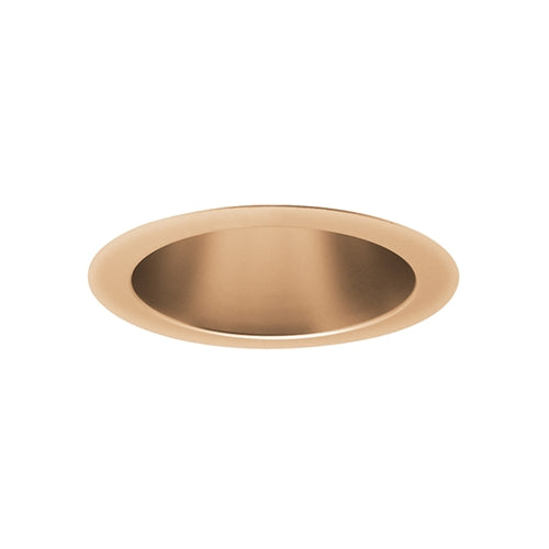 Juno Aculux Recessed Lighting 5007WHZ-SF (4DP WTD SF) 4 inch LED Parabolic Cone Trim, Self Flanged, Wheat Haze Alzak Finish