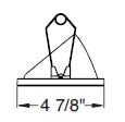 Juno Aculux Recessed Lighting 5008C-FM (4AC CS FM) 4 inch LED 45 Degree Angle-Cut Cone Trim, Flush Mount, Clear Specular Alzak Finish