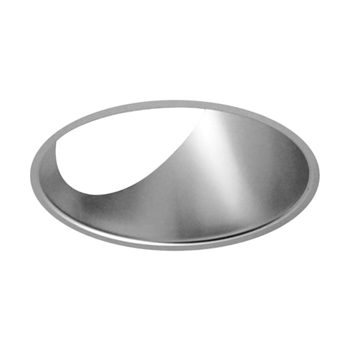 Juno Aculux Recessed Lighting 5008HZ-FM (4AC CD FM) 4 inch LED 45 Degree Angle-Cut Cone Trim, Flush Mount, Haze Alzak Finish