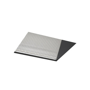 Juno Aculux Recessed Lighting 5009SQBHZ-FM (4SQWW BD FM) 4 inch LED Square Lensed Wall Wash Trim, Flush Mount, Black Haze Reflector