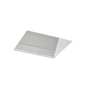 Juno Aculux Recessed Lighting 5009SQW-FM (4SQWW W FM) 4 inch LED Square Lensed Wall Wash Trim, Flush Mount, White Reflector