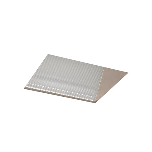 Juno Aculux Recessed Lighting 5009SQWHZ-FM (4SQWW WTD FM) 4 inch LED Square Lensed Wall Wash Trim, Flush Mount, Wheat Haze Reflector